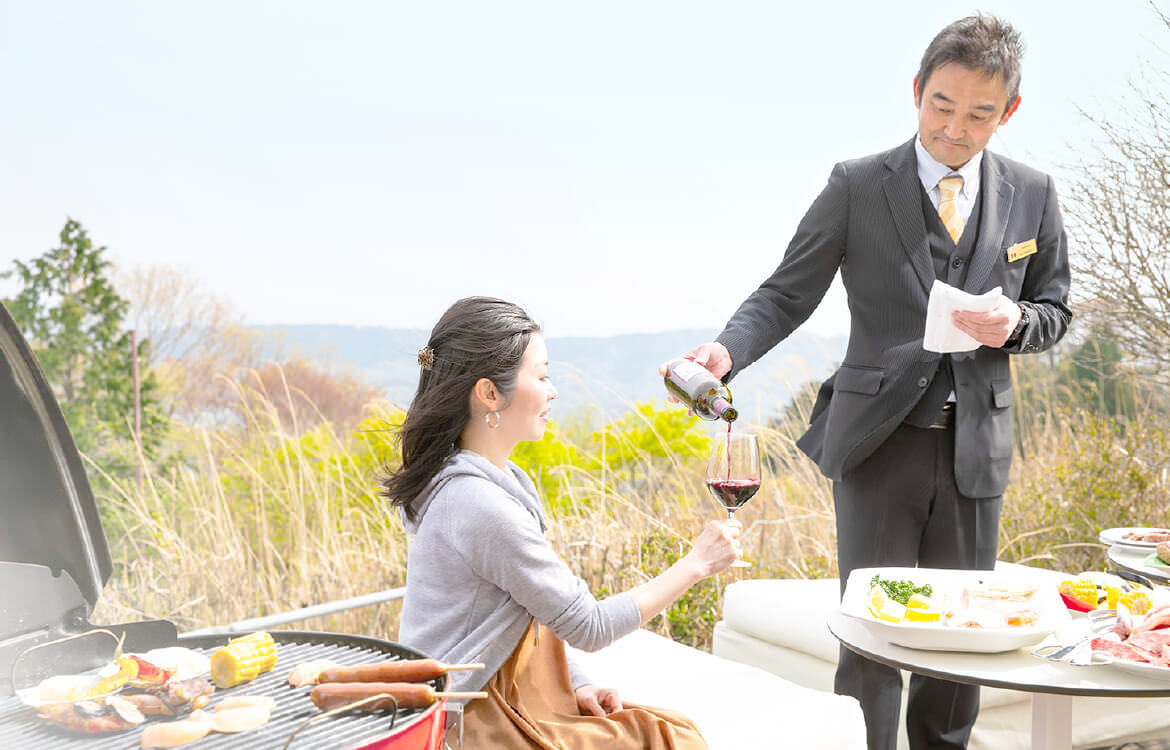 手ぶらでOK、準備も片付けも不要です